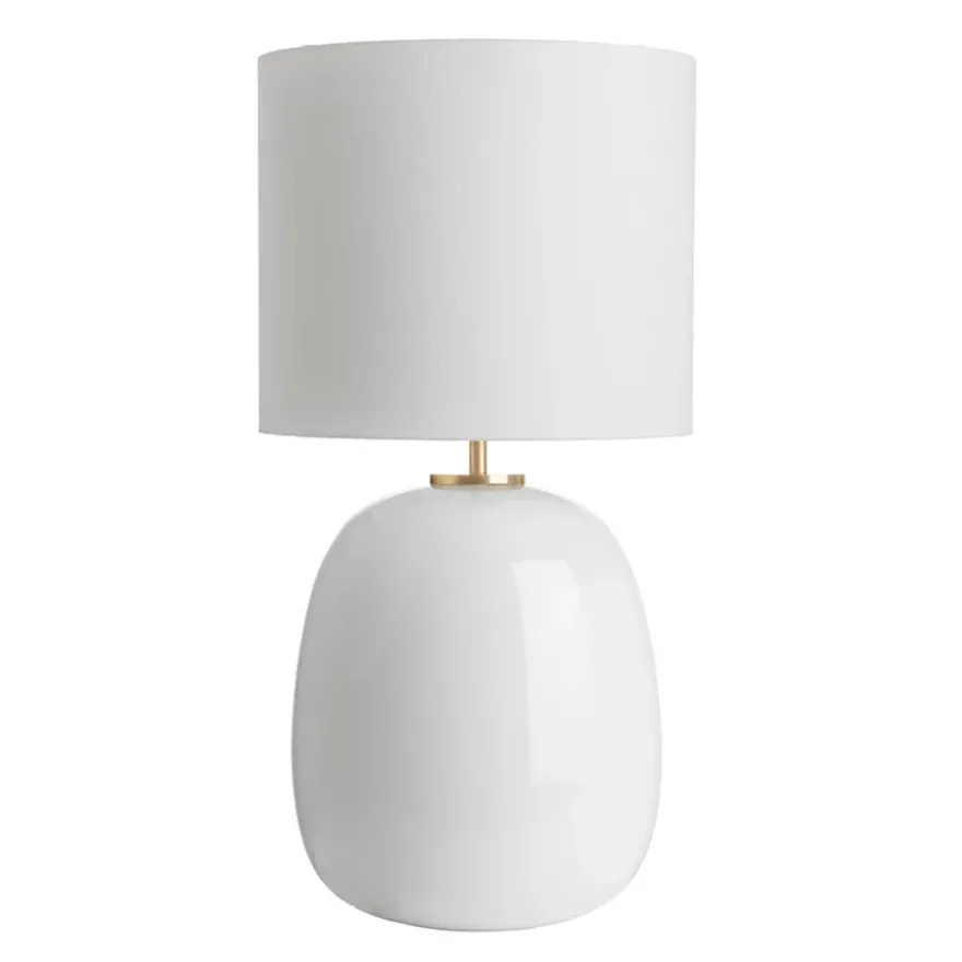 Austra Bordlampe Hvit 35*30 Hvit skjerm