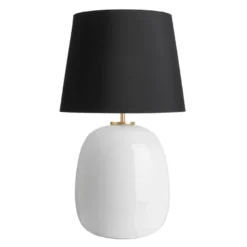 Austra Bordlampe Hvit 40*30*38 Sort skjerm