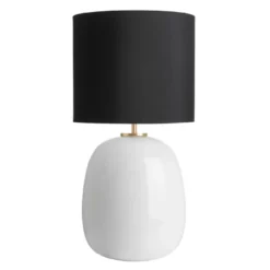 Austra Bordlampe Hvit 35*30 Sort skjerm