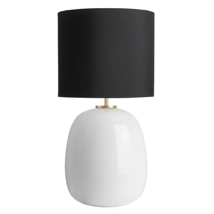Austra Bordlampe Hvit 35*30 Sort skjerm