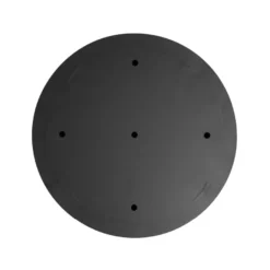 BALDAKIN SORT RUND Ø340MM 5 HULL