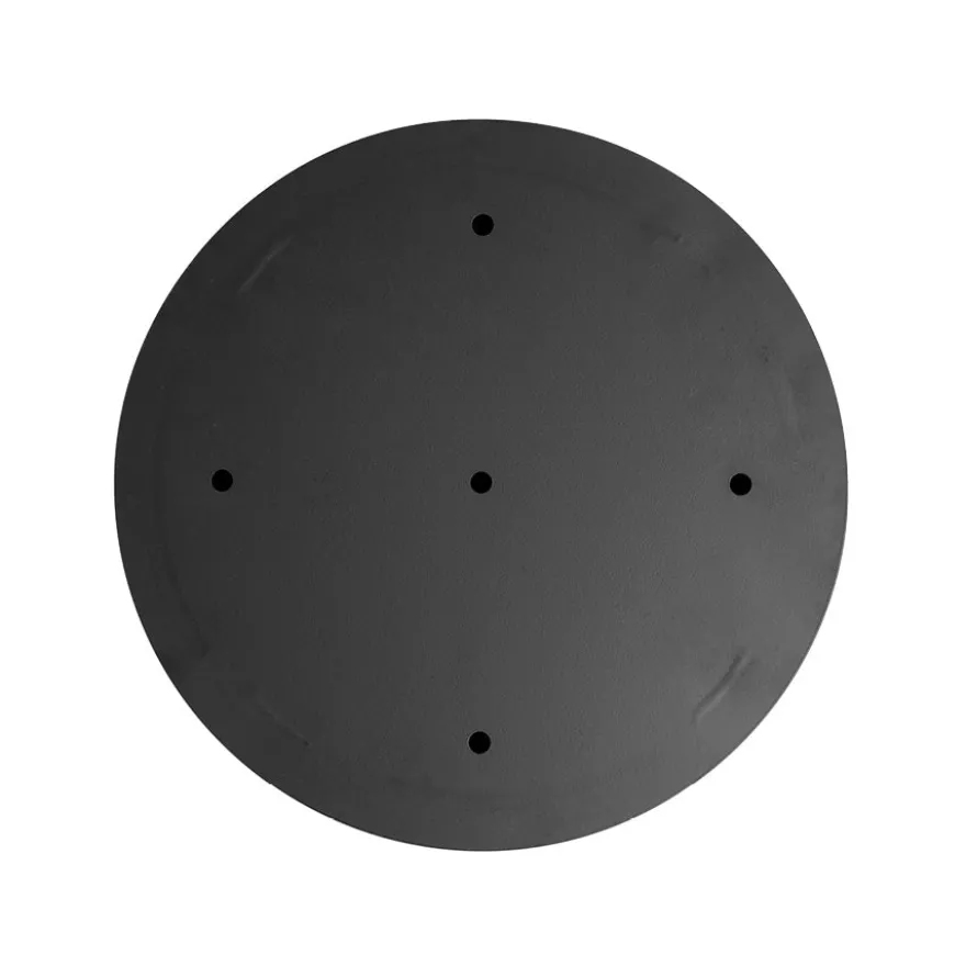 BALDAKIN SORT RUND Ø340MM 5 HULL