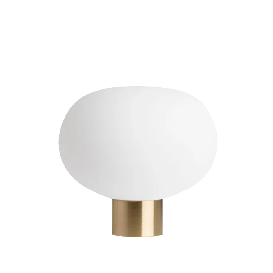 BORDLAMPE 4169 SMALL HVIT MATT M. MESSING SOKKEL