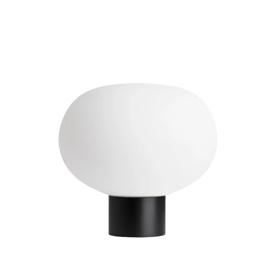 BORDLAMPE 4169 SMALL HVIT MATT M. SORT SOKKEL