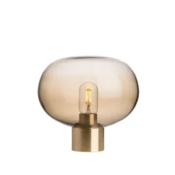 BORDLAMPE 4169 SMALL KAKAO M. MESSING SOKKEL