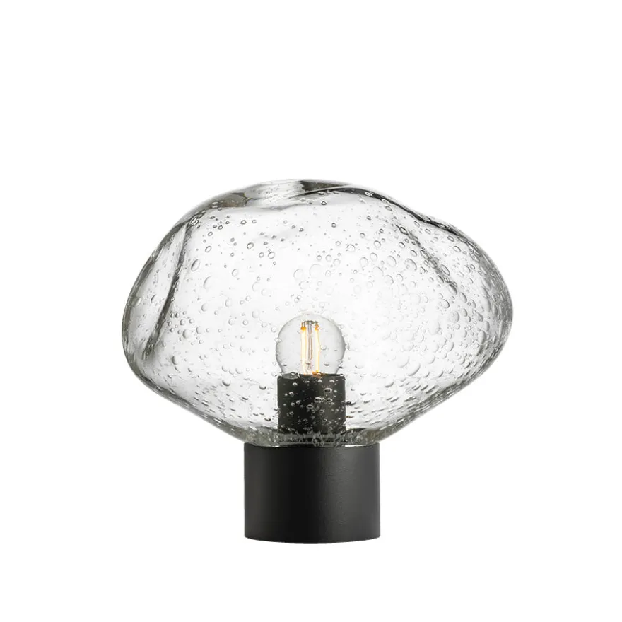 CRYSTAL STONE BORDLAMPE KLAR M/SODA