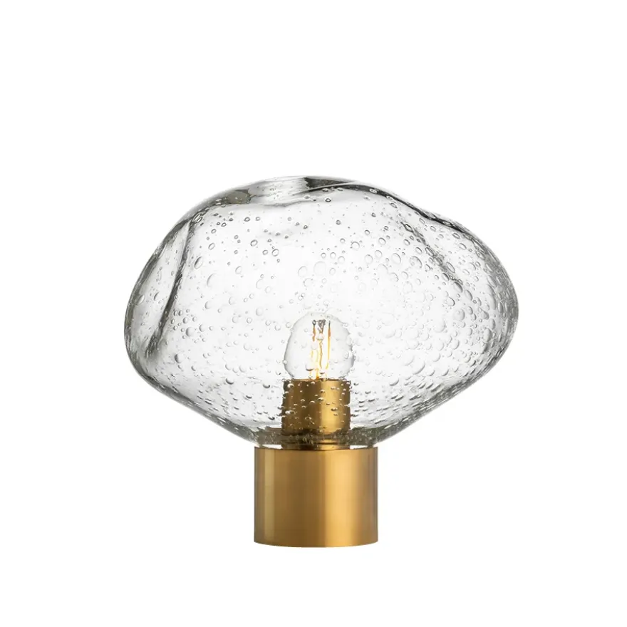 CRYSTAL STONE BORDLAMPE KLAR M/SODA
