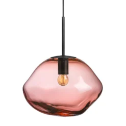 CRYSTAL STONE PENDELLAMPE MORGENRØD