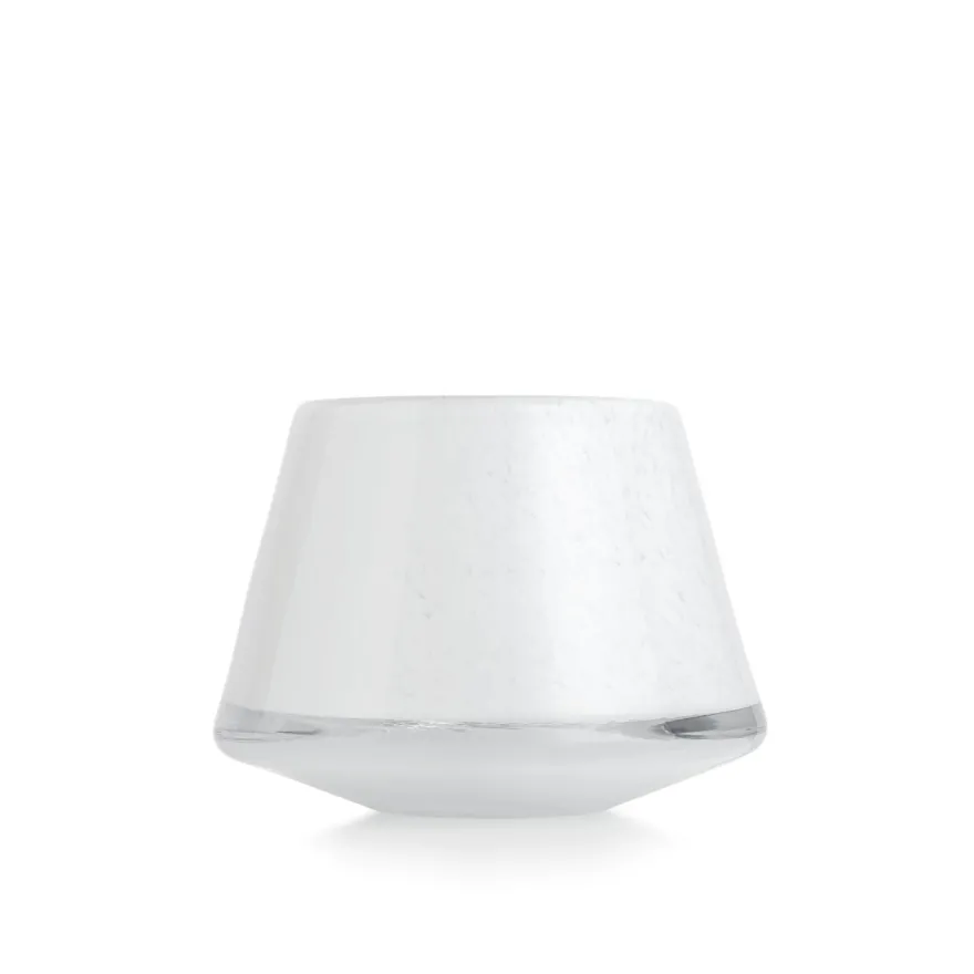 DUGG LYSLYKT 9 CM HVIT