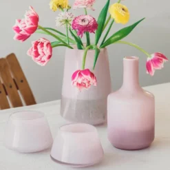 DUGG VASE 20 CM ROSA