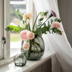ELLA VASE 22 CM RØKGRÅ