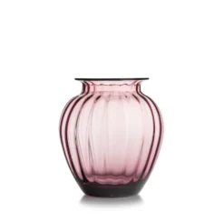 EMILY VASE 23 CM ROSA OPTIKK