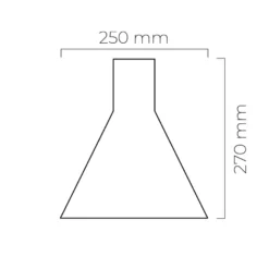FORMA TAKLAMPE ASK SVART MATT