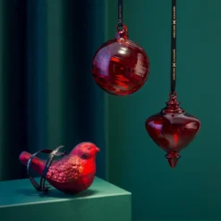 FUGLEKLANG GLASS HENG RØD MIX 3 PK
