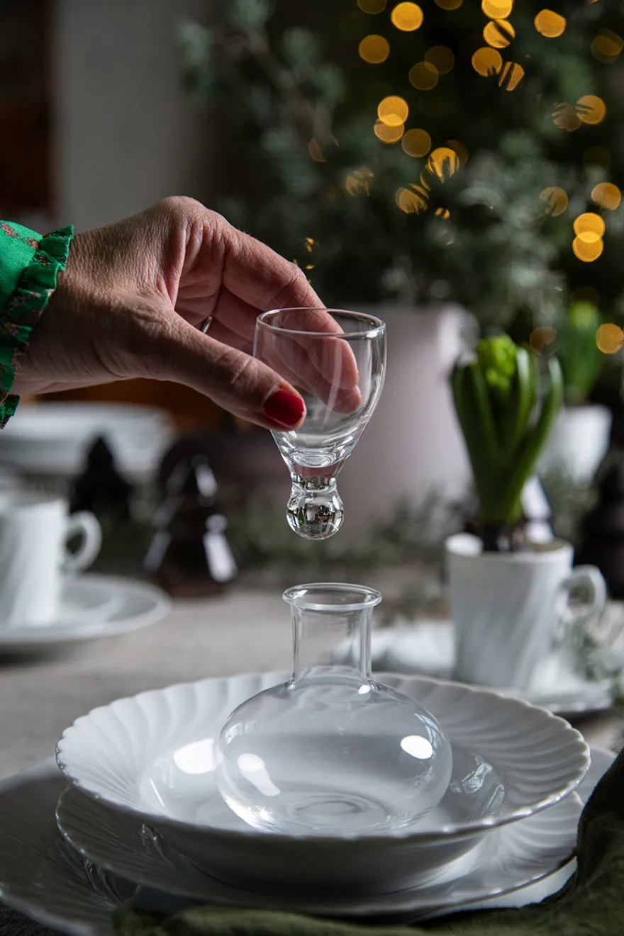 GILDE DRAMMEKARAFFEL MED GLASS 4PK