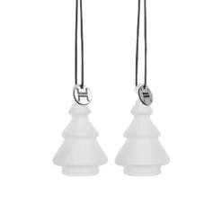 GLASSHENG GRAN FROSTET HVIT 2 PK