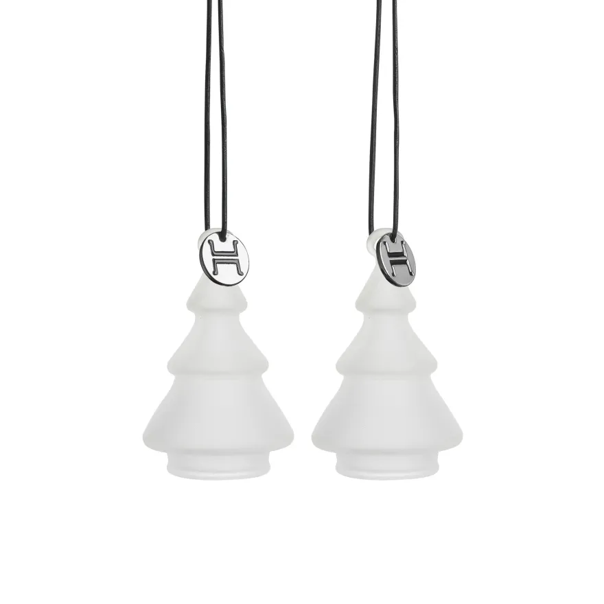 GLASSHENG GRAN FROSTET HVIT 2 PK