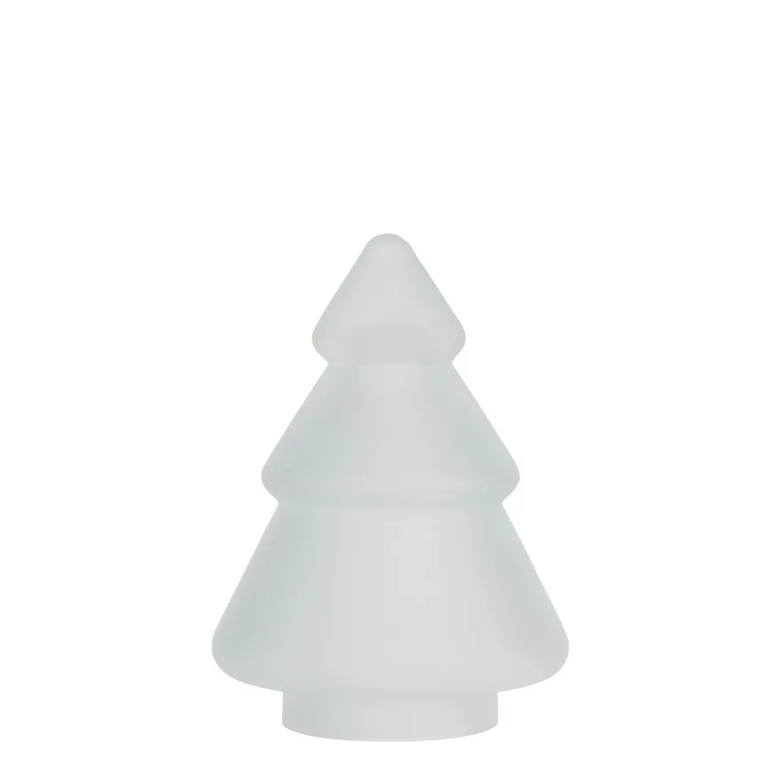 GLASSTRE FROSTET HVIT 11,5 CM