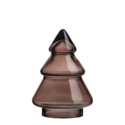 GLASSTRE GLATT MØRK KAKAO 12,7CM