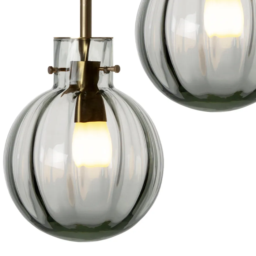 KRYSTALLKULE TAKLAMPE OPTIKK KLAR 200MM