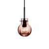 KRYSTALLKULE TAKLAMPE OPTIKK MORGENRØD 120MM