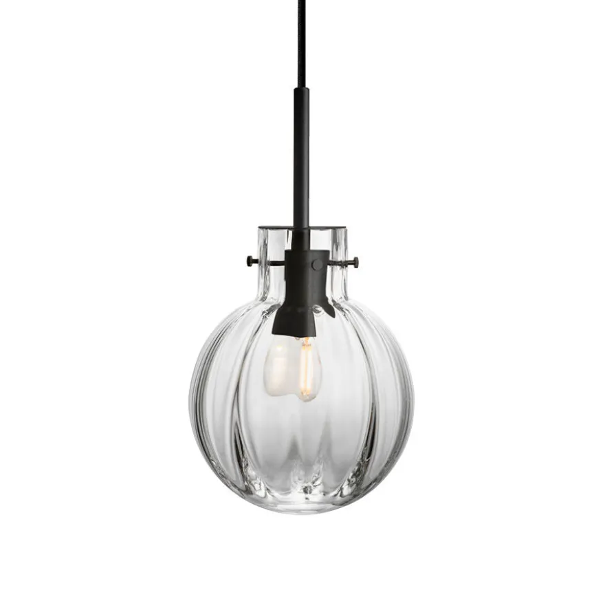 KRYSTALLKULE TAKLAMPE OPTIKK KLAR 160MM