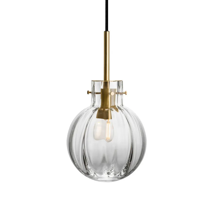 KRYSTALLKULE TAKLAMPE OPTIKK KLAR 160MM