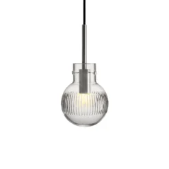 KRYSTALLKULE TAKLAMPE SKJÆR KLAR 120MM