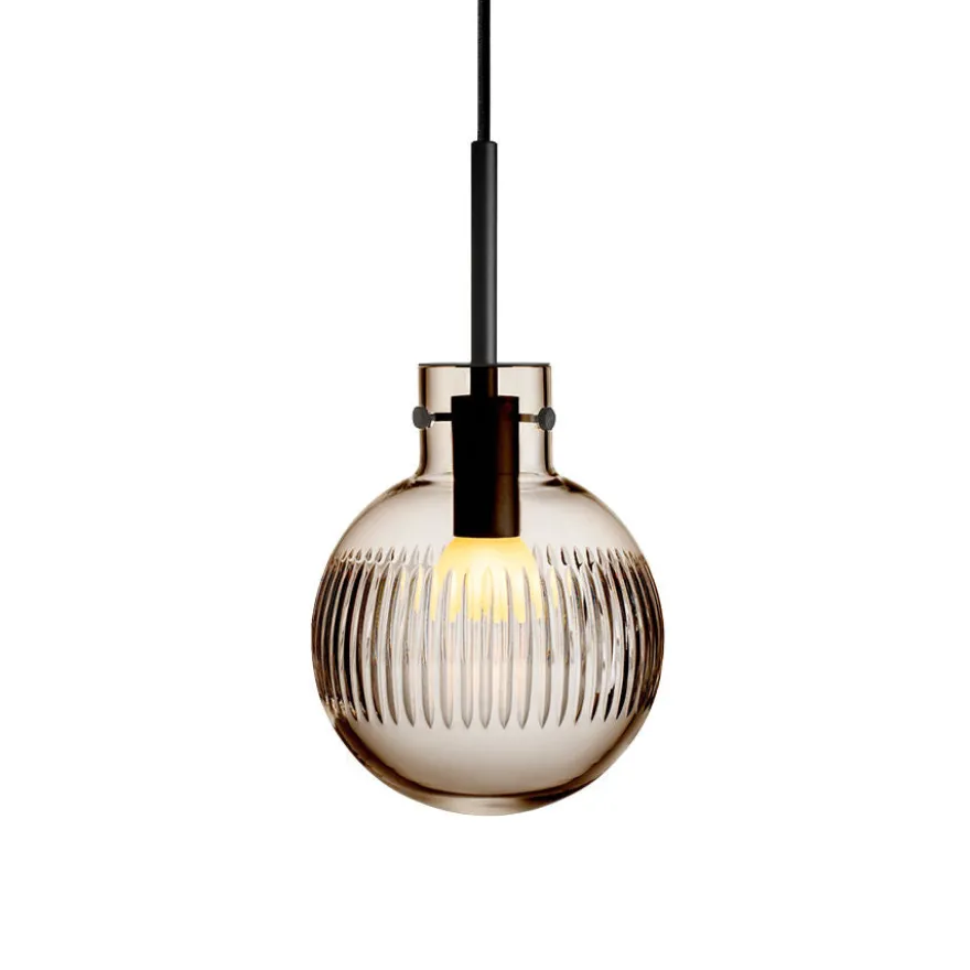 KRYSTALLKULE TAKLAMPE SKJÆR KAKAO 160MM