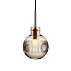 KRYSTALLKULE TAKLAMPE SKJÆR KAKAO 160MM