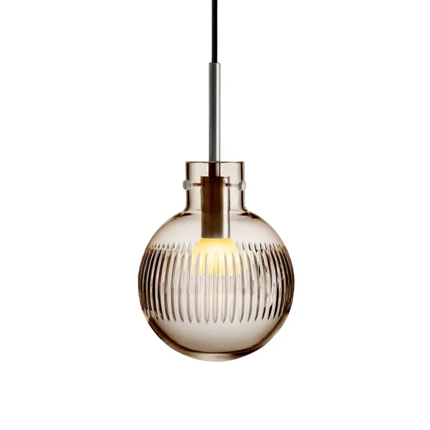 KRYSTALLKULE TAKLAMPE SKJÆR KAKAO 160MM