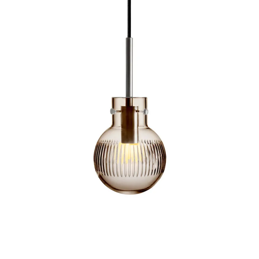 KRYSTALLKULE TAKLAMPE SKJÆR KAKAO 120MM