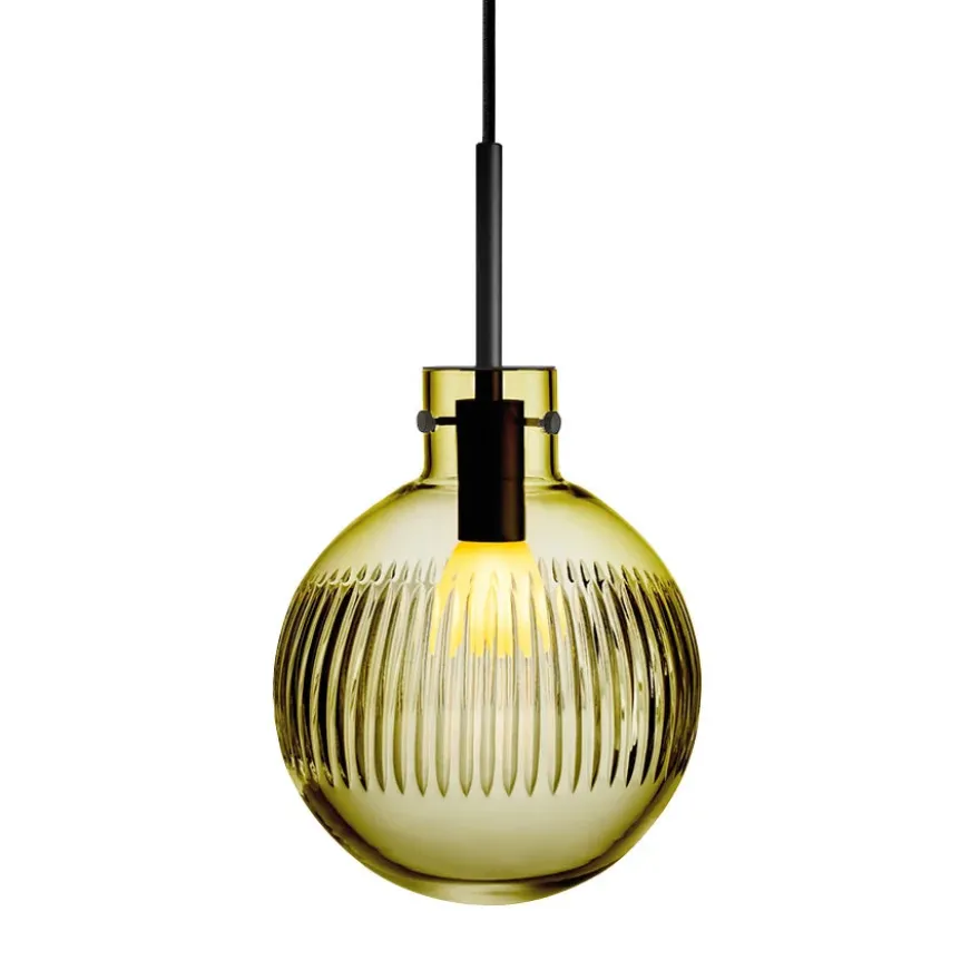 KRYSTALLKULE TAKLAMPE SKJÆR OLIVEN 200MM