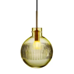 KRYSTALLKULE TAKLAMPE SKJÆR OLIVEN 200MM
