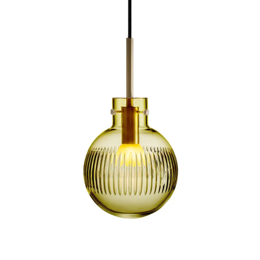 KRYSTALLKULE TAKLAMPE SKJÆR OLIVEN 160MM
