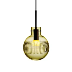KRYSTALLKULE TAKLAMPE SKJÆR OLIVEN 160MM