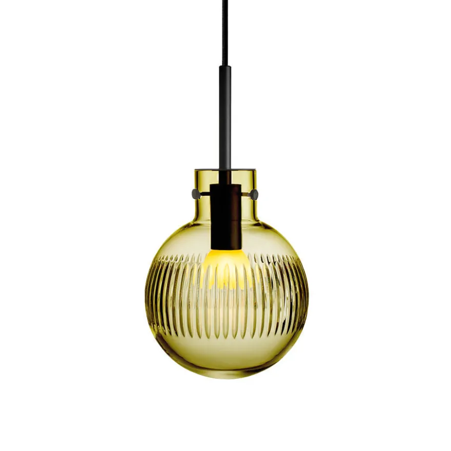 KRYSTALLKULE TAKLAMPE SKJÆR OLIVEN 160MM