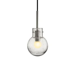 KRYSTALLKULE TAKLAMPE SODA KLAR 120MM