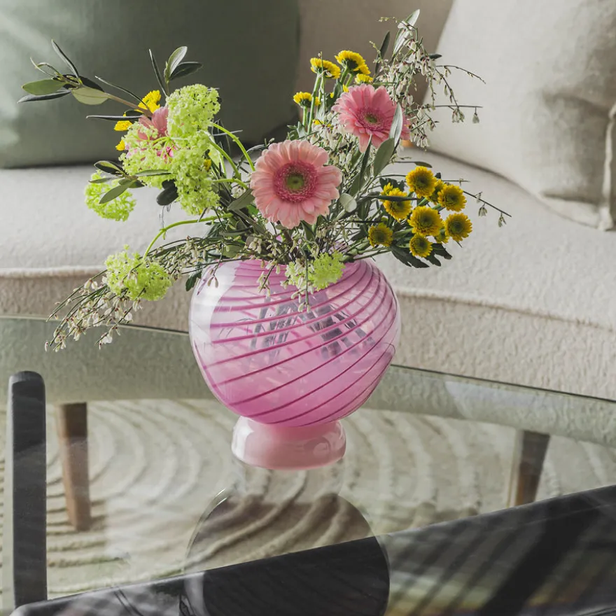 KUMI STOR VASE ROSA / ROSA