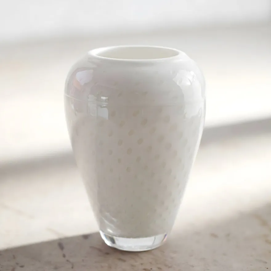 LOBELIA VASE 24,5 CM HVIT