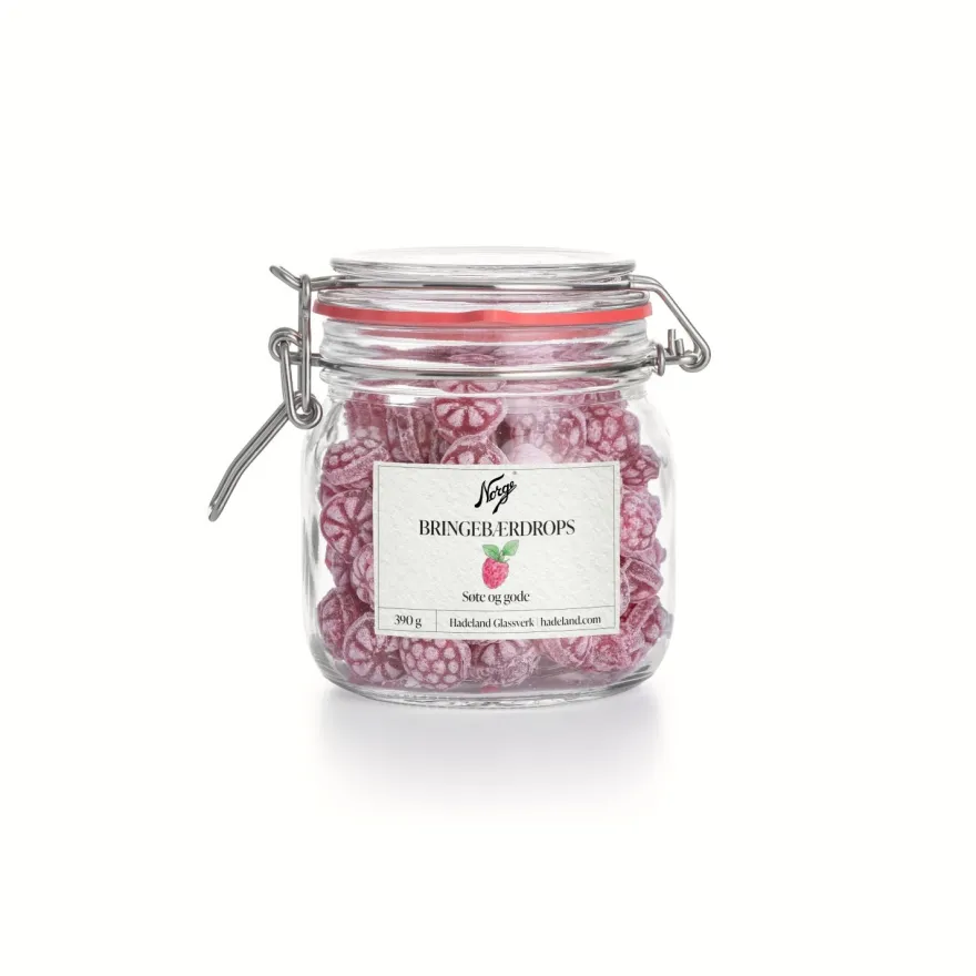 NORGESGLASSET BRINGEBÆRDROPS 390 G