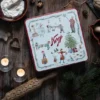 NORGESGLASSET KAKEBOKS FIRKANTET
