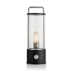 NORGESGLASSET LED LYKT 31 CM SORT