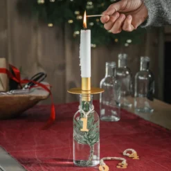 NORGESGLASSET LYSHOLDER TIL NORGESFLASKE GULL