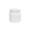 NORGESGLASSET OPPBEVARINGSKRUKKE M/LOKK 0,4 L HVITT