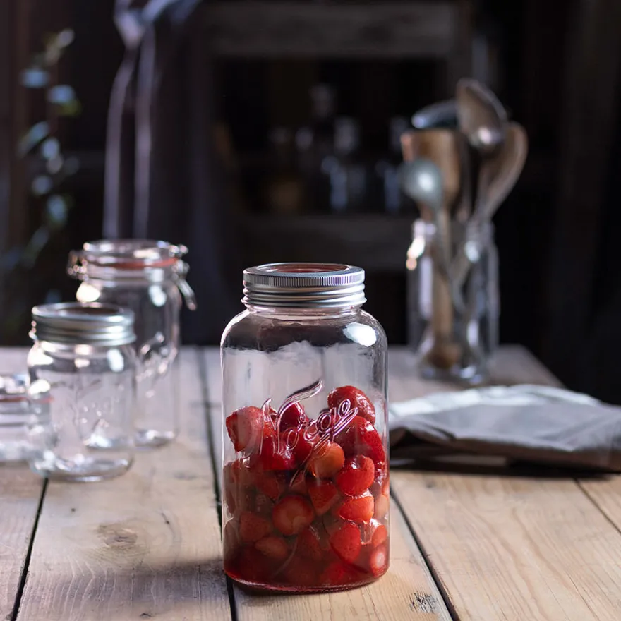 NORGESGLASSET OPPBEVARINGSGLASS 2L SKRULOKK