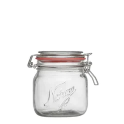 NORGESGLASSET OPPBEVARINGSGLASS 0,4L HENGSLET LOKK