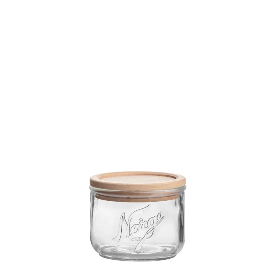 NORGESGLASSET OPPBEVARINGSGLASS 6 CM TRELOKK