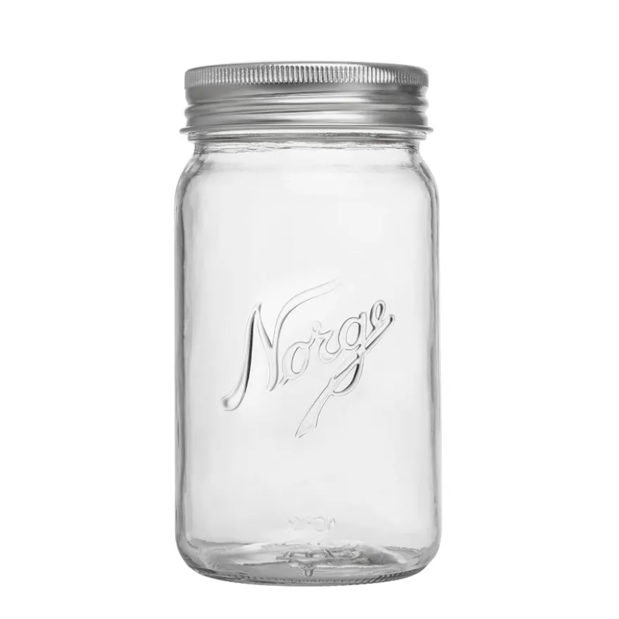 NORGESGLASSET OPPBEVARINGSGLASS 1L SKRULOKK