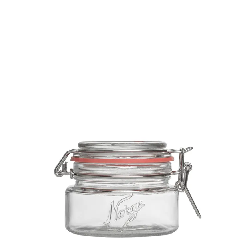 NORGESGLASSET OPPBEVARINGSGLASS 0,2L HENGSLET LOKK